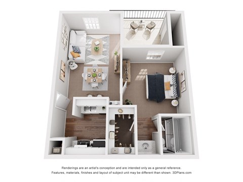 a 1 bedroom floor plan  summit  503 sq ft
